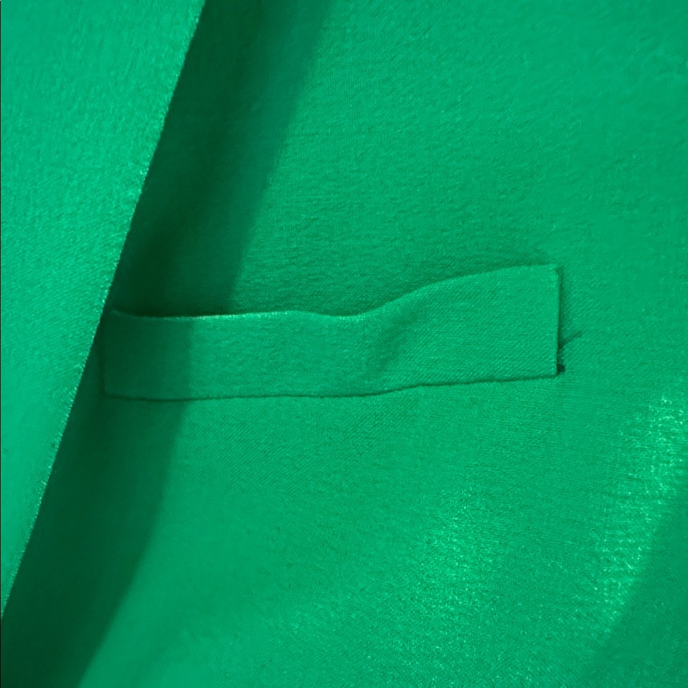 Banana Republic Green Wool Single-Button Blazer size 2 - Picture 5 of 12